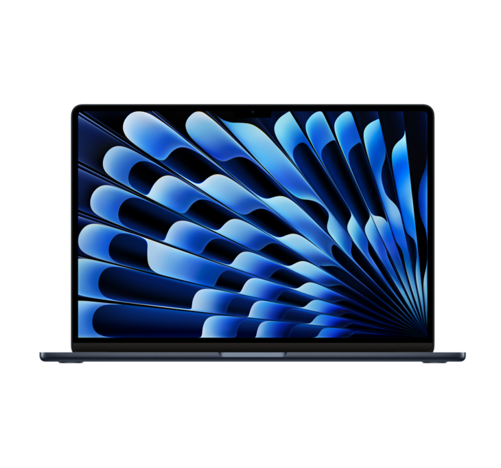 MacBook Air 15-tum, M3-chip 8-core, grafik 10-core, 8GB RAM, 2TB SSD, 70W, Midnatt