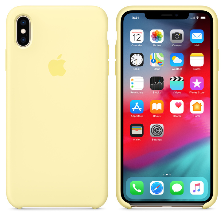 Apple iPhone XS Max Silicone Case - Mellow Yellow