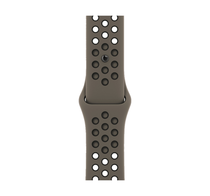 Apple Watch Armband 41mm Nike-sportband - Olivgrå/Svart