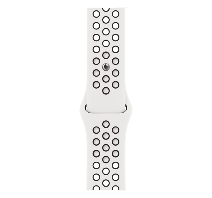 Apple Watch Armband 45mm Nike-sportband - Svart/Summit Vit