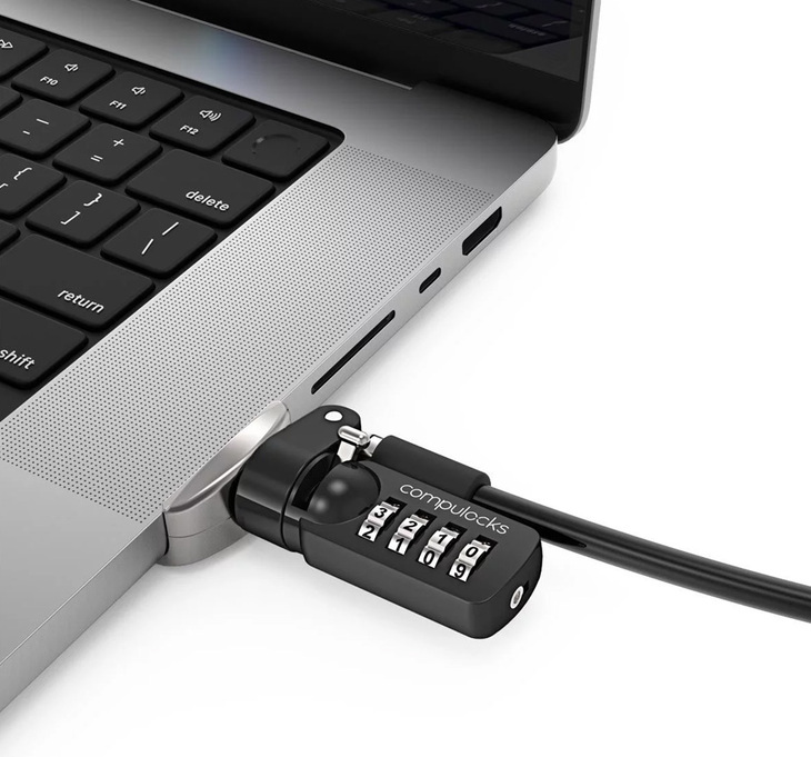 Compulocks säkerhetskabel för MacBook Pro 14" (M1 Pro/M1 Max) (med kombinationslås)
