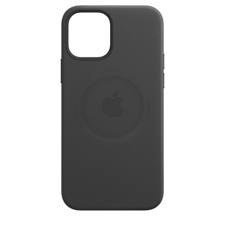 Läderskal med MagSafe till iPhone 12 mini – svart