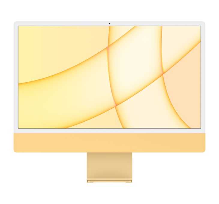 iMac 24-tum, M1-chip 8-core, grafik 8-core, 16GB RAM, 512GB SSD, Magic Keyboard Numeriskt Touch ID, Gigabit Ethernet, Gul