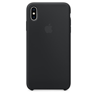 Apple silicon case för XS MAX - Black