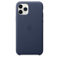 iPhone 11 Pro Max Läderskal - Midnattsblå