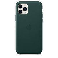 iPhone 11 Pro Max Läderskal - Skogsgrön