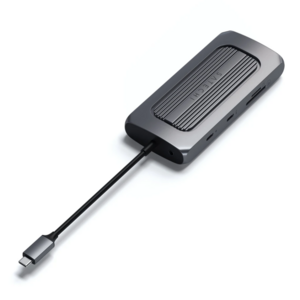 Satechi USB-C Multiport MX Adapter 4K Gigabit Ethernet - Rymdgrå Satechi USB-C Multiport MX Adapter 4K Gigabit Ethernet - Rymdgrå