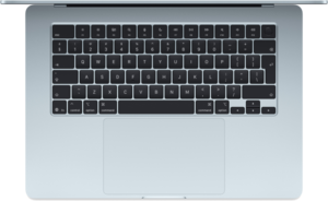 MacBook Air 15-tum, M5 10-core, grafik 10-core, 24GB RAM, 512GB SSD, Himmelsbl&aring;