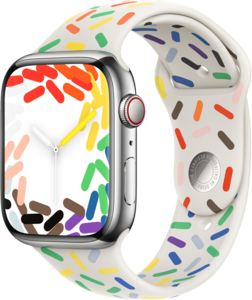 Apple Watch 45mm Sportband - Pride Edition - S/M Apple Watch 45mm Sportband - Pride Edition - S/M
