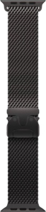Apple Watch 49mm Milanesisk loop - Svart titan - Small Apple Watch 49mm Milanesisk loop - Svart titan - Small