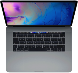 MacBook Pro 15-tum från 2017 i färgen rymdgrå