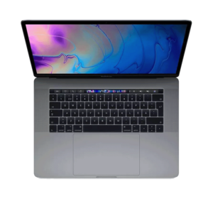 MacBook Pro från 2018 i färgen rymdgrå