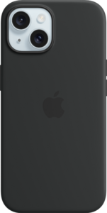 iPhone 15 Silikonskal med MagSafe - Svart iPhone 15 Silikonskal med MagSafe - Svart