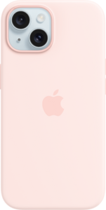 iPhone 15 Silikonskal med MagSafe - Ljusrosa iPhone 15 Silikonskal med MagSafe - Ljusrosa