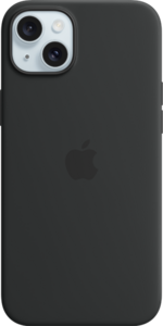 iPhone 15 Plus Silikonskal med MagSafe - Svart iPhone 15 Plus Silikonskal med MagSafe - Svart
