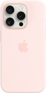 iPhone 15 Pro Silikonskal med MagSafe - Ljusrosa iPhone 15 Pro Silikonskal med MagSafe - Ljusrosa