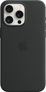 iPhone 15 Pro Max Silikonskal med MagSafe - Svart iPhone 15 Pro Max Silikonskal med MagSafe - Svart