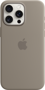 iPhone 15 Pro Max Silikonskal med MagSafe - Lera iPhone 15 Pro Max Silikonskal med MagSafe - Lera