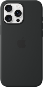iPhone 16 Pro Max Silikonskal med MagSafe - Svart iPhone 16 Pro Max Silikonskal med MagSafe - Svart