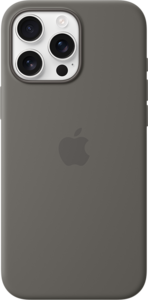iPhone 16 Pro Max Silikonskal med MagSafe - Granitgrå iPhone 16 Pro Max Silikonskal med MagSafe - Granitgrå