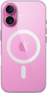 iPhone 16 Transparent skal med MagSafe - Kartongskada/Bruten fp. iPhone 16 Transparent skal med MagSafe - Kartongskada/Bruten fp.