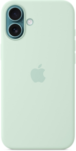 iPhone 16 Plus Silikonskal med MagSafe - Akvamarin iPhone 16 Plus Silikonskal med MagSafe - Akvamarin