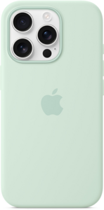 iPhone 16 Pro Silikonskal med MagSafe - Akvamarin iPhone 16 Pro Silikonskal med MagSafe - Akvamarin