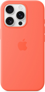 iPhone 16 Pro Silikonskal med MagSafe - Mandarin iPhone 16 Pro Silikonskal med MagSafe - Mandarin