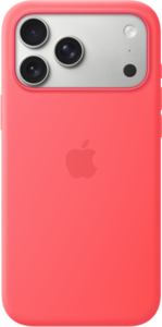 iPhone 17 Pro Max Silikonskal med MagSafe - Klar guava