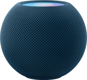 HomePod mini i blå färg