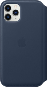 Apple iPhone 11 Pro Leather Folio - djuphavsblå Apple iPhone 11 Pro Leather Folio - djuphavsblå