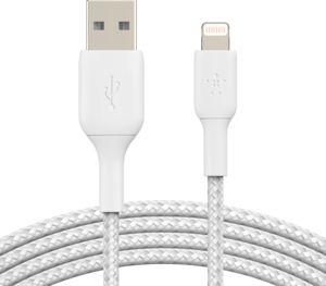 Belkin BoostCharge Lightning till USB - Flätad (1m) Belkin BoostCharge Lightning till USB - Flätad (1m)