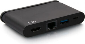 C2G USB-C Dockningsstation med HDMI, USB, Ethernet, USB C och strömförsörjning (100W) C2G USB-C Dockningsstation med HDMI, USB, Ethernet, USB C och strömförsörjning (100W)