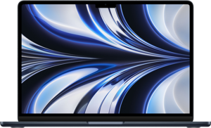 MacBook Air 13-tum, M2 8-core, grafik 8-core, 16GB RAM, 256GB SSD, Midnatt MacBook Air 13-tum, M2 8-core, grafik 8-core, 16GB RAM, 256GB SSD, Midnatt