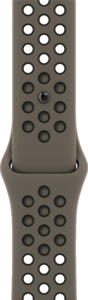 Apple Watch Armband 45mm Nike-sportband - Olivgrå/Svart Apple Watch Armband 45mm Nike-sportband - Olivgrå/Svart