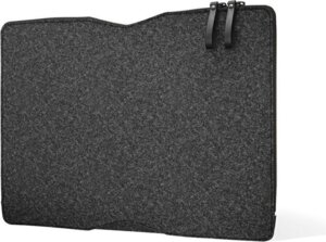 Mujjo Leather Folio Sleeve f&ouml;r MacBook Pro 13'' USB-C - Svart