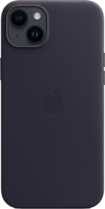 iPhone 14 Plus Läderskal med MagSafe - Svartlila iPhone 14 Plus Läderskal med MagSafe - Svartlila
