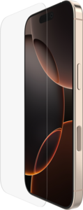 Belkin Screenforce UltraGlass 2 Anti-Microbial - iPhone 17/iPhone 16 Pro - Inklusive montering Belkin Screenforce UltraGlass 2 Anti-Microbial - iPhone 17/iPhone 16 Pro - Inklusive montering