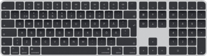 Magic Keyboard med Touch ID och numerisk del för Mac-modeller med Apple Silicon USB-C – Svenskt – svarta tangenter Magic Keyboard med Touch ID och numerisk del för Mac-modeller med Apple Silicon USB-C – Svenskt – svarta tangenter