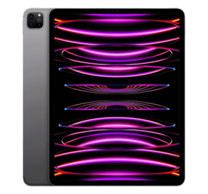 iPad Pro 12,9-tum, M2 processor, cellular anslutning i färgen rymdgrå