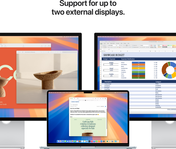 MacBook Air 15-tum, M4 10-core, grafik 10-core, 24GB RAM, 1TB SSD, Himmelsblå MacBook Air 15-tum, M4 10-core, grafik 10-core, 24GB RAM, 1TB SSD, Himmelsblå