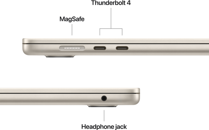 MacBook Air 15-tum, M4 10-core, grafik 10-core, 24GB RAM, 1TB SSD, 70W, Stj&auml;rnglans
