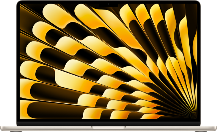 MacBook Air 15-tum, M5 10-core, grafik 10-core, 16GB RAM, 1TB SSD, Stj&auml;rnglans