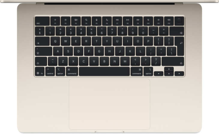 MacBook Air 15-tum, M5 10-core, grafik 10-core, 16GB RAM, 1TB SSD, Stj&auml;rnglans