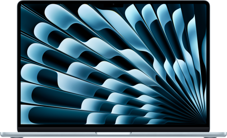 MacBook Air 15-tum, M5 10-core, grafik 10-core, 24GB RAM, 1TB SSD, Himmelsbl&aring;