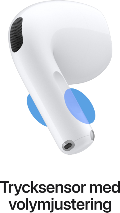 AirPods 5 med Tr&aring;dl&ouml;st laddningsetui