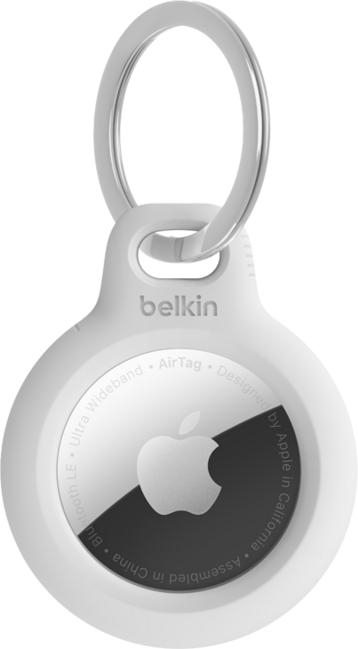 Belkin Secure Holder - Nyckelring för Airtag - Vit