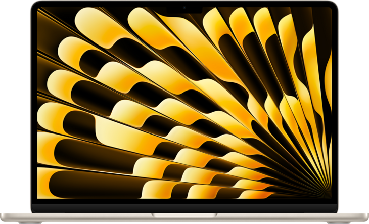 MacBook Air 13-tum, M3 8-core, grafik 10-core, 24GB RAM, 512GB SSD, Stjärnglans