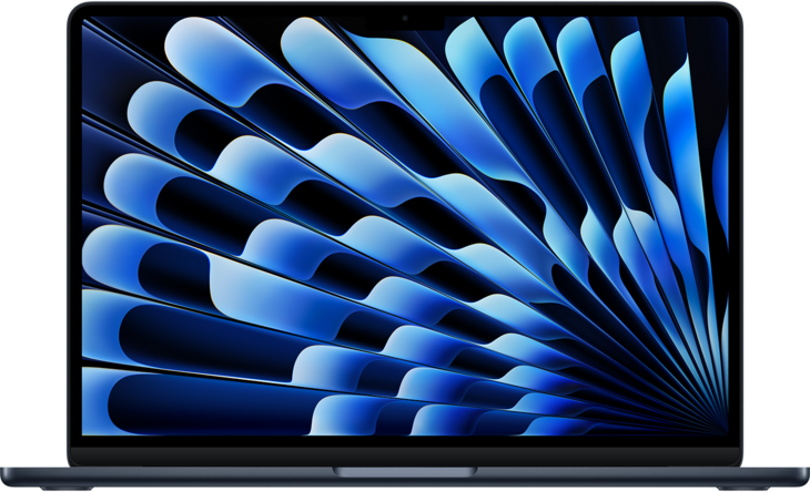 MacBook Air 13-tum, M4 10-core, grafik 10-core, 16GB RAM, 512GB SSD, Midnatt MacBook Air 13-tum, M4 10-core, grafik 10-core, 16GB RAM, 512GB SSD, Midnatt