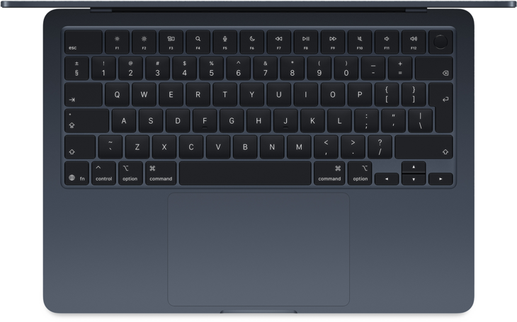 MacBook Air 13-tum, M4 10-core, grafik 10-core, 16GB RAM, 512GB SSD, Midnatt MacBook Air 13-tum, M4 10-core, grafik 10-core, 16GB RAM, 512GB SSD, Midnatt